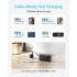 Anker Power Bank, 20,000mAh Travel Essential Portable Charger with Built-in USB-C Cable, 3-Port 87W Max Fast Charging Battery Pack, for MacBook, iPhone 16/15 Series, Samsung, Switch, and More - Black